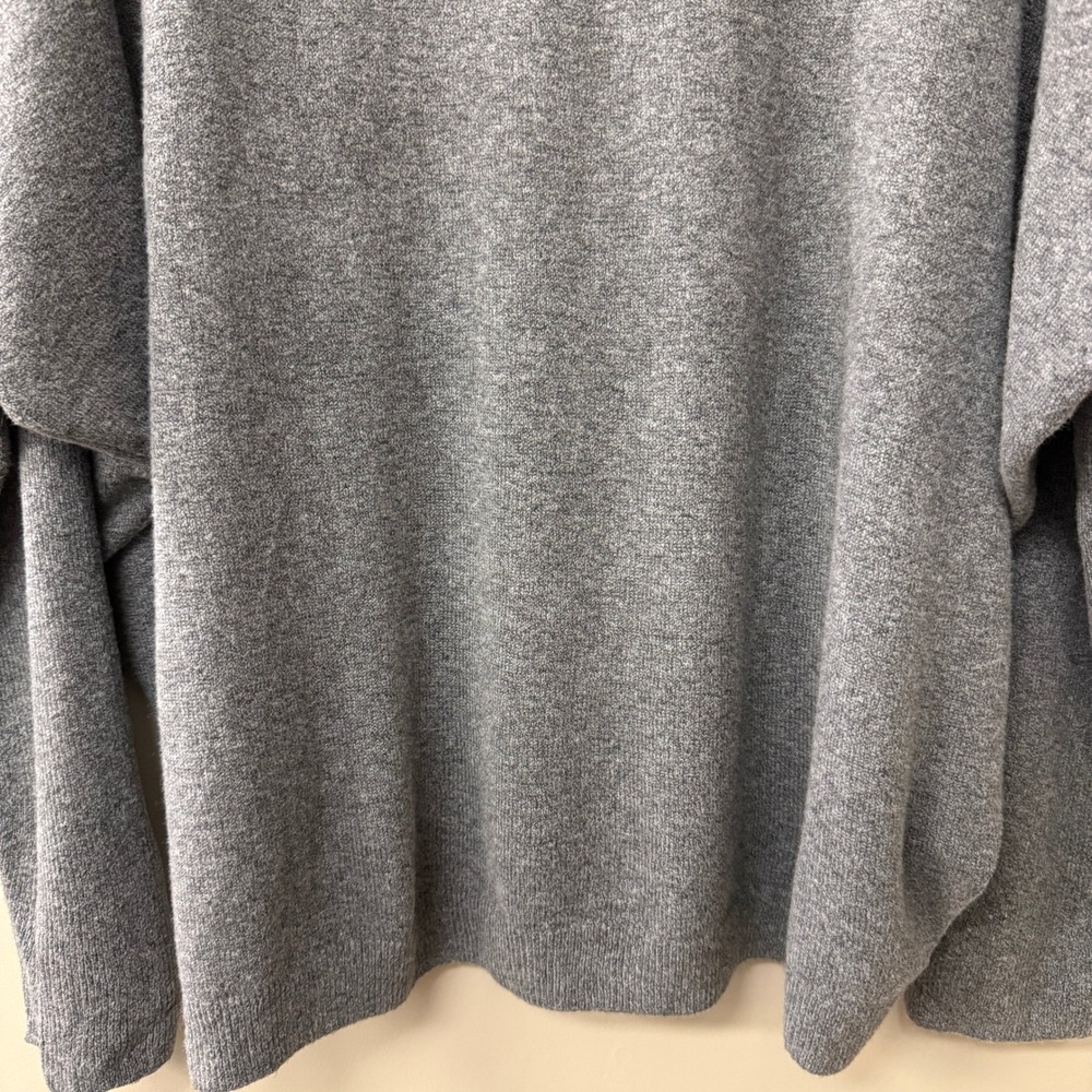 Gap Women Maternity CashSoft Turtleneck Dolman Sweater Cotton Size Small Gray - Picture 4 of 9